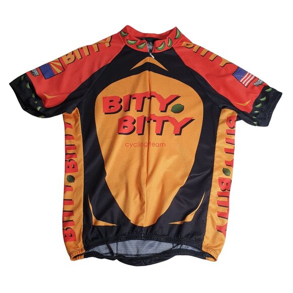 Bitty Bitty Cycling Team Jersey Men L Signed DOSS Racing Top Bike Team Sport - Picture 1 of 9